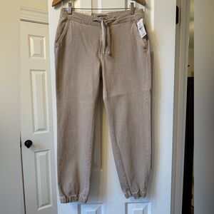 DL1961 Gwen Jogger Twill Jeans Pants Tan Khaki Size 26 NWT